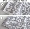 Leopard Print Fleece-filtar Högklassiga fleecefiltar och sofffiltar Supermjuka och bekväma lätta filt 240119