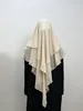 Abbigliamento etnico Chaomeng Ramadan Hijab per donna Abaya Dubai Turbante turco Malaysia Scialli Sciarpe Musulmano Khimar Wrap Foulard marocchino