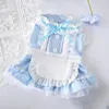 Cat Maid Dress and Hat Pret Cat Cat Custumes Clother Hitten Pet Cosplay Comird Cosplay Complay Cat Halloween 240130