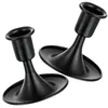 Candle Holders 2pcs Vintage Table Centerpiece Candlestick Taper For Fireplace