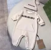 Macacão para bebê recém-nascido menina marca dos desenhos animados padrão roupas de algodão macacão crianças bodysuit bebês macacão outfit5575399