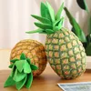 48CM Cute Simulation Fruit Pineapple Plush Toy Stuffed Soft Lifelike Pineapple Sleeping Pillow Cushion Doll Toys for Kids Girls 240122