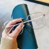Zonnebrilmonturen Modestijl Damesbrilmontuur Vierkante vorm Blauw lichtblokkerend lenzenvloeistof TR90 Materiaal Decoratief