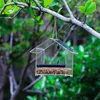 Other Bird Supplies House Type Feeder Acrylic Transparent Window Viewing Feeders Tray Birdhouse Pet Water Adsorption