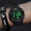 Synoks Women Watch Digital Women Dress 50m Waterproof Stopwatch Sports Luminous wielofunkcyjny LED Electronic Branch Lady 240202