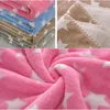 Couvertures Double Couches Corail Polaire Stipe Couverture De Bébé Pour Né Chaud Velours Poussette Infantile Petite Couverture De Couette Enfant En Bas Âge Swaddle Wraps