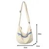 Płótno torby dla kobiet w stylu vintage torebki swobodne ramię w torbie ekologiczne ekologiczne torba Koreańska torba komunikatorów