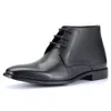 Zarif Orijinal Deri Formal Ayakkabı Erkekler için İş Yüksek Kalitesi Konforlu Chelsea Botları 240126