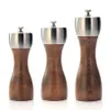 Leeseph Premium Beech Pepper Mill Salt and Pepper Grinder - Precision Carbon Steel Rotor Use for Peppercorn Sea Salt Pepper 240118