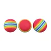 100st Golf Swing Training AIDS Inomhusövning svamp skum Rainbow Balls 240129