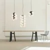 Lampes suspendues lampe noire lumières Vintage fil de fer LED lumière déco Maison cuisine