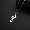 Chains Lemegeton Mom And Baby Necklace For Women Mother's Love Pendant Link Chain Accessories Stainless Steel Jewelry On The Neck