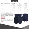 Kids Jongens Gentleman Vest voor Formeel Pak Bruiloft Pageant Vest Childrens Catwalk Host Prestaties Mode 240130