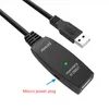 Cavo di prolunga USB 2.0 da 5 m 10 metri, linea maschio-femmina, linea di prolunga USB