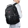 Crossten durable 17インチラップトップバックパック45L旅行Bagcollege BookBagusb充電ポルトウォーターレジスタントスイズマルチファンデュリファイアラル240119