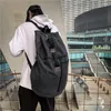 Ryggsäck stor kapacitet man utomhus resväska bergsklättring hink ryggsäck manlig bagage canvas axelpåsar för män