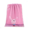 Towel 1/2PCS Hand Towels 32 Strands Embroidered Bear Kitchen Small Soft Household Cleaning Tools Bath Cotton Bathroom Home Daily