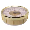 Zegary ścienne marka kwarcowego zegar wkładki metalowe liczbowe plastikowe precyzyjne premium rzymskie arabskie srebrzyste 80 mm 80G przezroczysty obiektyw