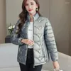 Kvinnors dike rockar Autumn Winter Slim Warm Cotton Women 2024 Korean Down Jackets Stor storlek 6xl Bomullsskadad kappa Moderkläder