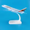 Baza Zinc Ally Materiale 1 500 14 cm Modello di aeroplano Airbus A380 Emirates Modello di aereo 240201