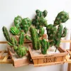 Decorative Flowers Tropical Artificial Plants Cactus Simulated Green Plant Creative DIY Decoration For Home Succulent Potted Landscape 2024