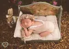 生まれたベビーポグラルの小道具ミニマットレスポーズ枕の寝具フォトグラフィアアクセサリースタジオシュートPOプロップクッションマット240119