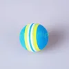 100 pçs/saco eva espuma bolas de golfe azul indoor prática golfe macio arco-íris bola esponja golfe prática bola treinamento auxílio golfista presente 240129
