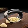 12Pcs Stainless Steel Garlic Press Crusher Manual Garlic Mincer Chopping Garlic Tool Home Garlic Masher Artifact Kitchen Gadget 240125