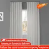 French Linen Curtains 108 Inches Long Room Darkening Curtains for Bedroom Living Room 50 X 108 Shower Curtain Models 1 Panel 240118
