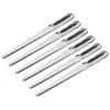 Coffee Scoops 6 Pcs Stainless Steel Spoon Small Spoons For Cake Mini Dessert Soup Stirring Practical