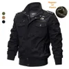 Military Jacket Men Spring Autumn Cotton Male Casual Air Force Flight s hombre Plus Size M-6XL Bomber240127