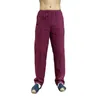 Men's Pants Autumn Winter Men Casual Linen Cotton Trousers Thick Loose Baggy Chinese Style Elastic Waist Hip Hop Harem