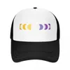 Ball Caps Nonbinary Moon Phases Baseball Cap Sommerhüte für Damen Herren