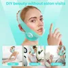 Double Chin Reducer V Face Lifting Mask with Jawline Exerciser Face Tape Massager and Soft Fabric Lifting Belt 240201