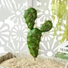 Decorative Flowers Tropical Artificial Plants Cactus Simulated Green Plant Creative DIY Decoration For Home Succulent Potted Landscape 2024