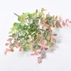 Fleurs de mariage feuilles d'eucalyptus plantes vertes en plastique fausse plante artificielle bricolage décorations de Style forêt maison