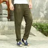 Men's Pants Autumn Winter Men Casual Linen Cotton Trousers Thick Loose Baggy Chinese Style Elastic Waist Hip Hop Harem