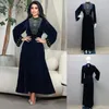 Vêtements ethniques Ramadan Abaya Arabie Saoudite Turquie Islam Musulman Robe de velours Vêtements de prière Abayas pour femmes Kaftan Robe Femme Musulmane