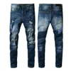 Lila Jeans Designer Herren Lila Jeans Damen Mann Amirs Slim Fit Denim Briefdruck Hosen Luxus Urlaub Outdoor Jeans Herren Streetwear Große Größe Hosen Jeans 106