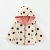 Enfants Vestes Filles Double Face Vêtements d'extérieur Enfant Sport Manteaux Enfants Vêtements À Capuchon Printemps Automne Garçons Polka Dot Trench Coat 240125