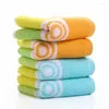Towel 25 50cm Cotton Cartoon Circle Thick For Kids Adults Printed Soft Sports Beauty Face Hair Hand Home Serviette Recznik