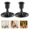 Candle Holders 2pcs Vintage Table Centerpiece Candlestick Taper For Fireplace