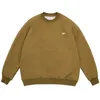 Felpa di tendenza giapponese streetwear di alta qualità abbigliamento da uomo harajuku casual lettera ricamo pullover cappotto allentato primaverile 240201