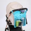 Barnvagnsdelar 77HD Baby Mesh för multifunktionell vagn med sätesficka PRAM Trolley Net Bag Accessori