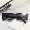 Sonnenbrille 2024 Mode Kleine Quadratische Lücke Rahmen Blau Rosa Für Frauen Vintage Marke Gradient Sonnenbrille Männer Hip Hop Shades grün