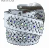 Bälte 2022 Designer BB Simon Belts For Men Women Shiny Diamond Belt White Cintura Uomo Boosluxuregoods 252512