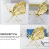Adesivi murali 1 pezzo di farfalle dorate statua ornamento ornamento creativo per la casa per regalo