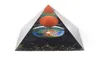 Whole 5 Pcs Pendant Orgone Energy Stone and Resin Pyramid 3D Symbol Star Transfer Lucky Gift Jewelry5683556