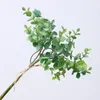 Decorative Flowers 1Pc Artificial Eucalyptus Leaves Stems Fake Plants For Farmhouse Bathroom Office Decor Wedding Bouquet Flower Arrangement