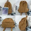 Girl Fabric School Bag Fashion College Student Vintage Women Ryggsäck Canvas Kvinnlig bärbar dator Travel Kawaii Ladies 240130